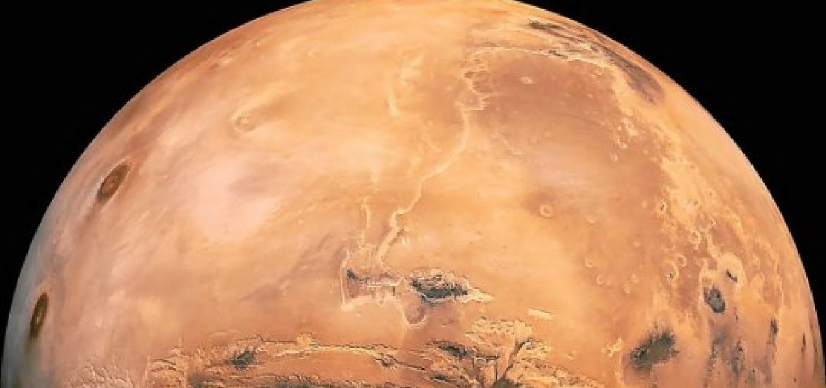 Un immense lac découvert sous la surface de Mars